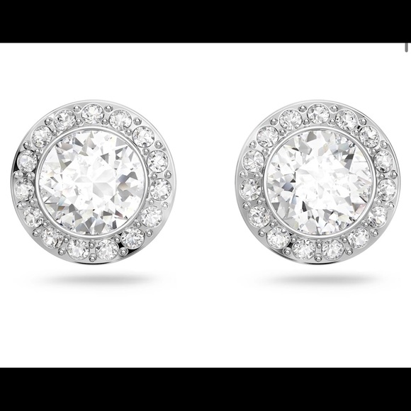 1 Pair of  stud Authentic Swarovski “Angelic”  pierced earrings. - Picture 2 of 2